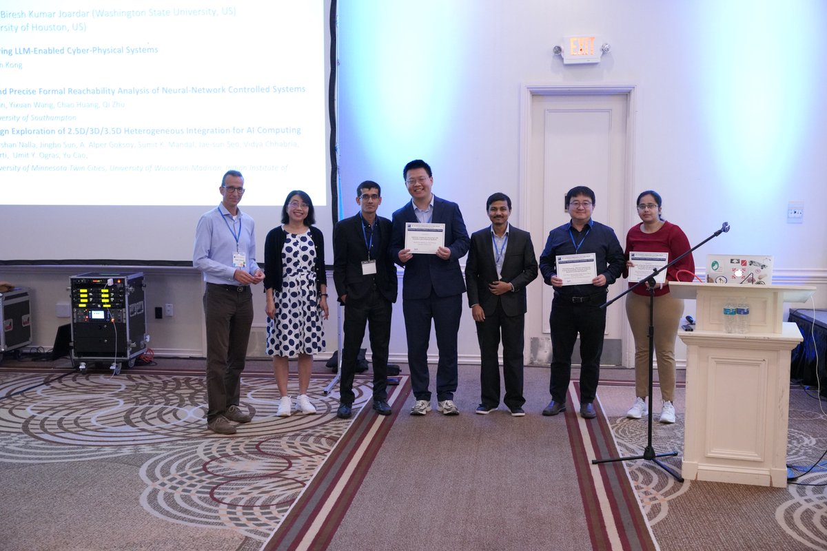 AcmSigbed's tweet image. Congratulations to competition winners!