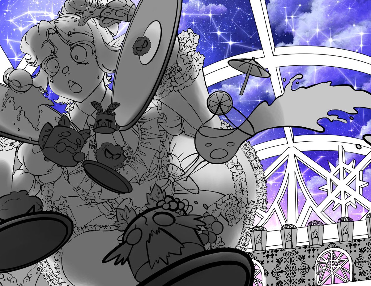 LeShinGiowo's tweet image. Finally I can get started with the most entertaining part: the coloring and shading🎨🎨🎨 I already colored the sky, so I hope we get to see the ending result this weekend 😄😄😄