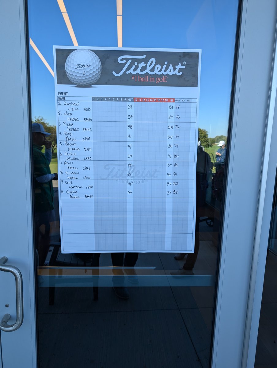 LPLancersBGolf's tweet photo. Congratulations to the Lake Park Boys Golf team for qualifying 5 players to next week's IHSA Sectionals tournament.  Great job! https://t.co/FdX29cJkXS