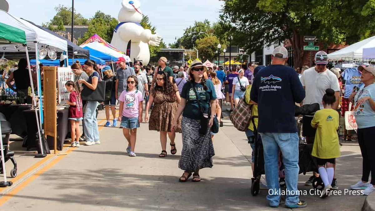 Congratulations to leaders in the OKC's Plaza District upon their 25th year of their annual festival! <a href="/howdy_zoe/">Zoe Elrod</a> was there and reports. freepressokc.com/25th-annual-pl…