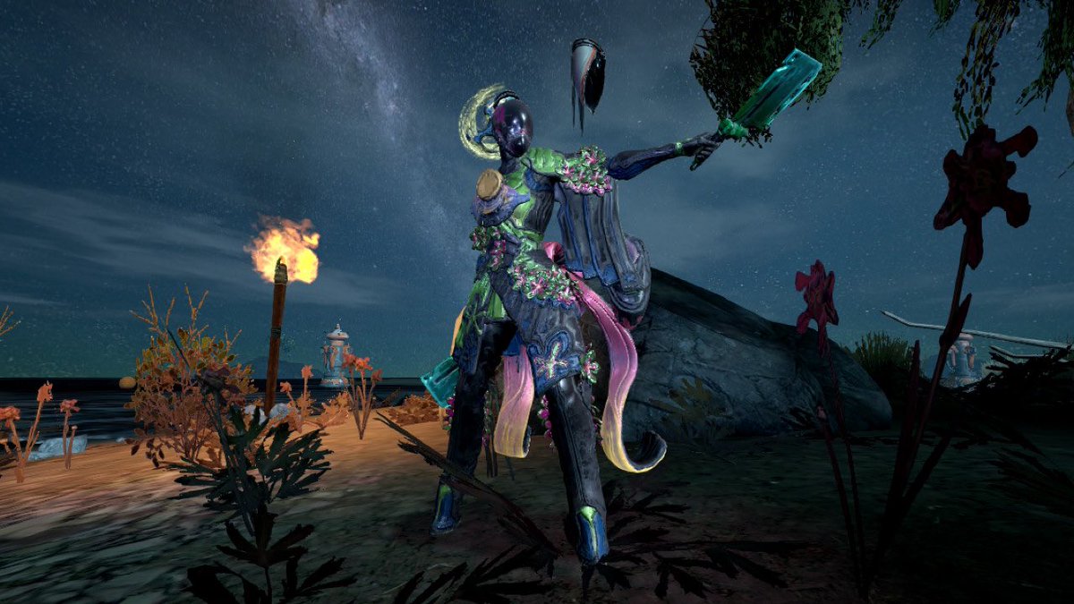 comilly's tweet photo. NOVAの新スキン配色難しい…
#Warframe https://t.co/OtCnBp6u15