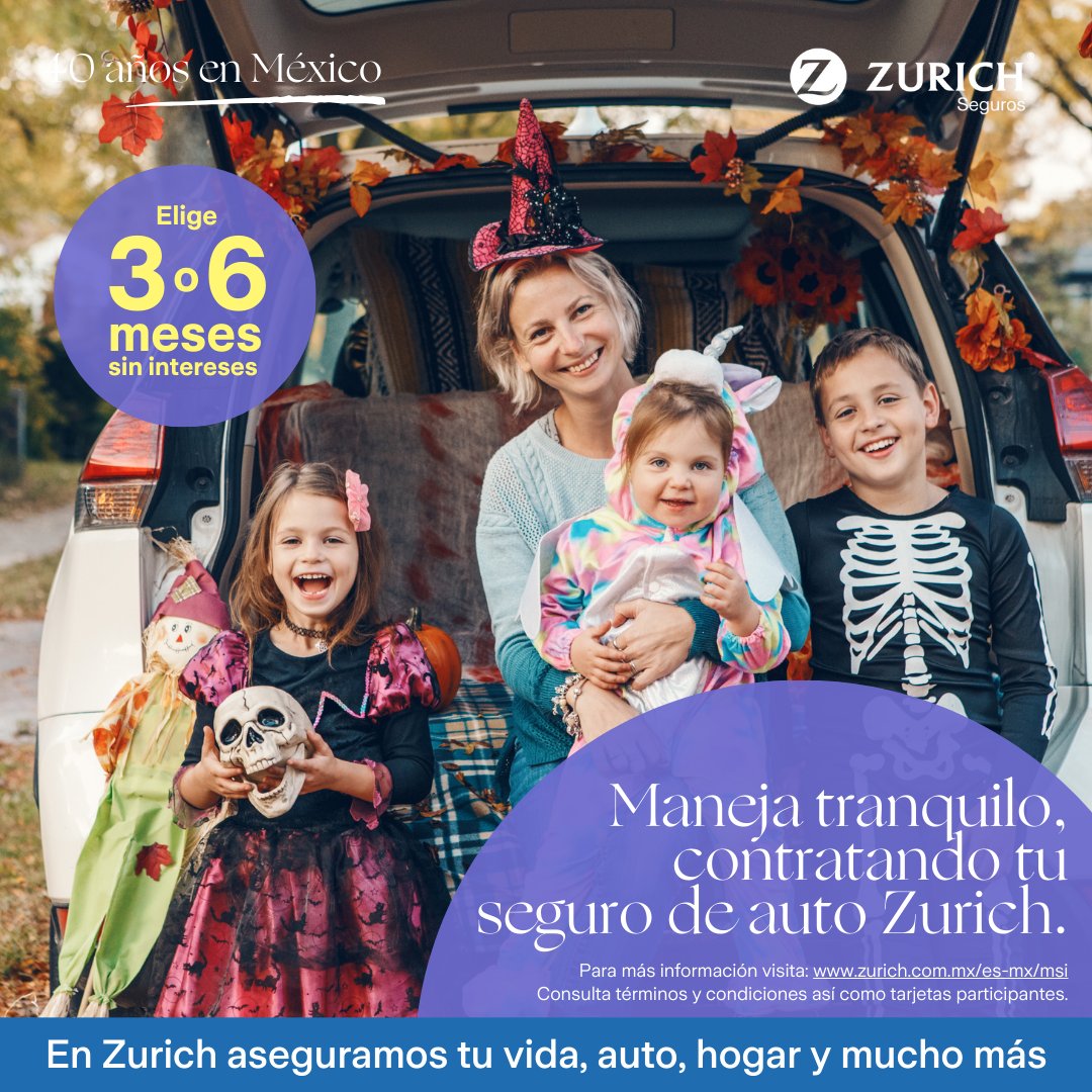 🚗 Cuidar tu auto es cuidar tu tranquilidad. Protege tu vehículo con el respaldo que mereces. #ZurichMéxico40Años #SegurosDeAuto