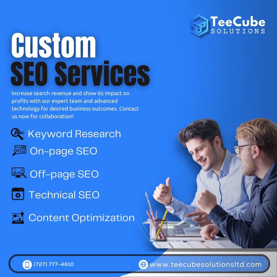 TcubeeSolutions's tweet photo. Drive traffic, enhance visibility, and grow your business the smart way. Visit us at https://t.co/tUcZAT0LRf or call us at  (727) 777-4610 to get started today!
#seo #digitalmarketingexpert #OnlineVisibility #TrafficBoost #BusinessGrowth2024 https://t.co/Rm4uJgq8Ye