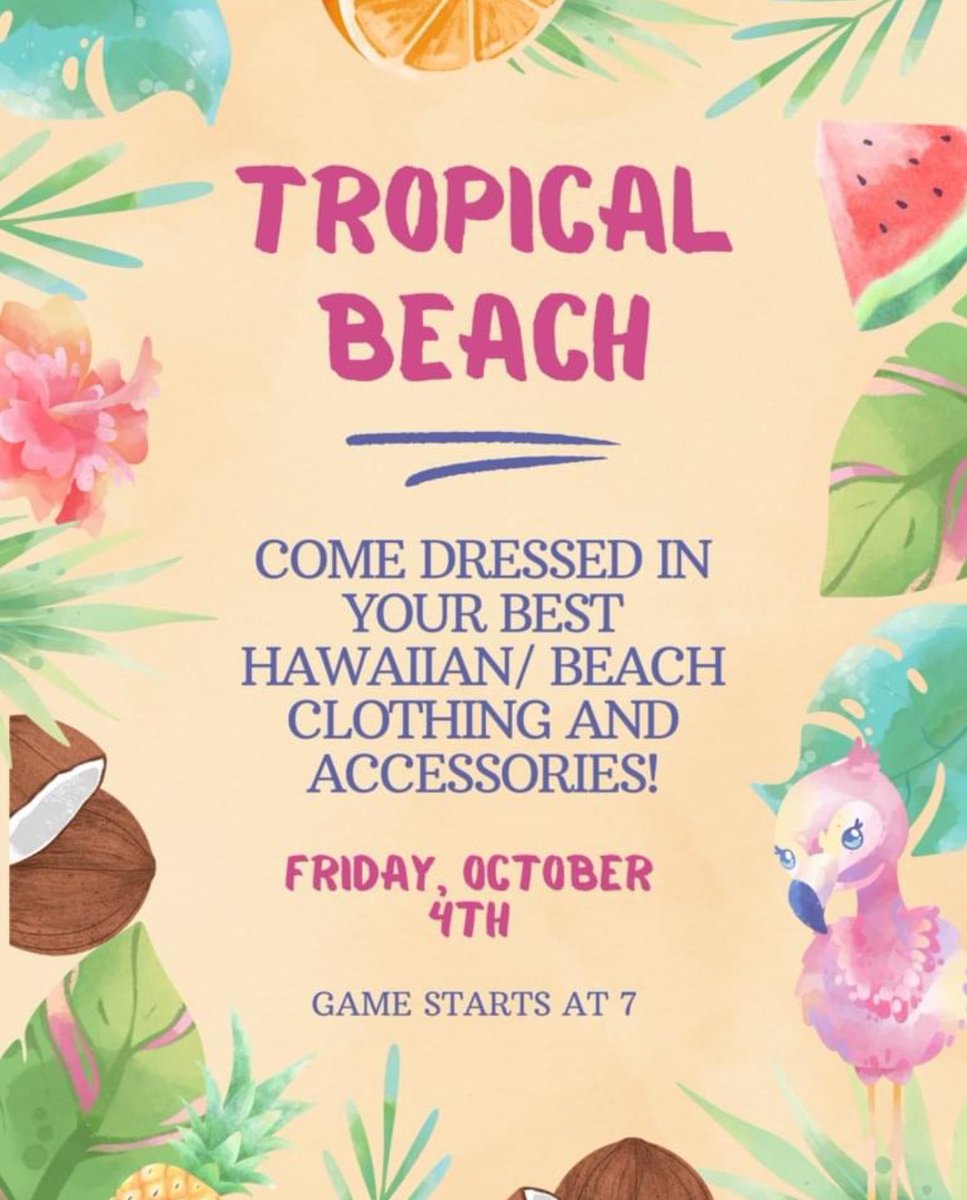 You must be dressed in the theme to be eligible for fan of the week