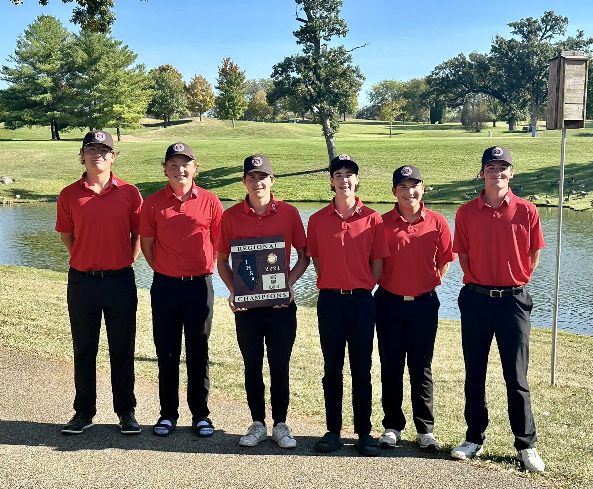 OTHSPirateGolf's tweet photo. 🚨6-Peat Alert 🚨

The Pirates won their 6th consecutive 2A Regional Title today at Oak Ridge GC!! 🏴‍☠️⛳️🏆

Shout out to Senior Chandler Creedon on being the overall Regional Champion for the 2nd year in a row, shooting even par!! 🏆