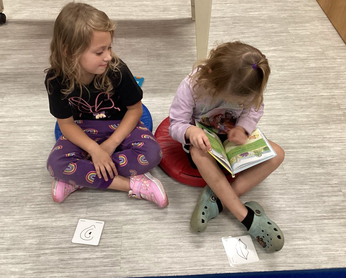 Tools_PreKTeach's tweet image. Buddy Reading - 👄 and 👂🏼
During #BuddyReading we are strengthening oral language skills and practicing turn taking independently while we read our books to our buddy! We use the lips and ears cards (visual mediators) to help us remember what to do.
#teaching #literacyskills