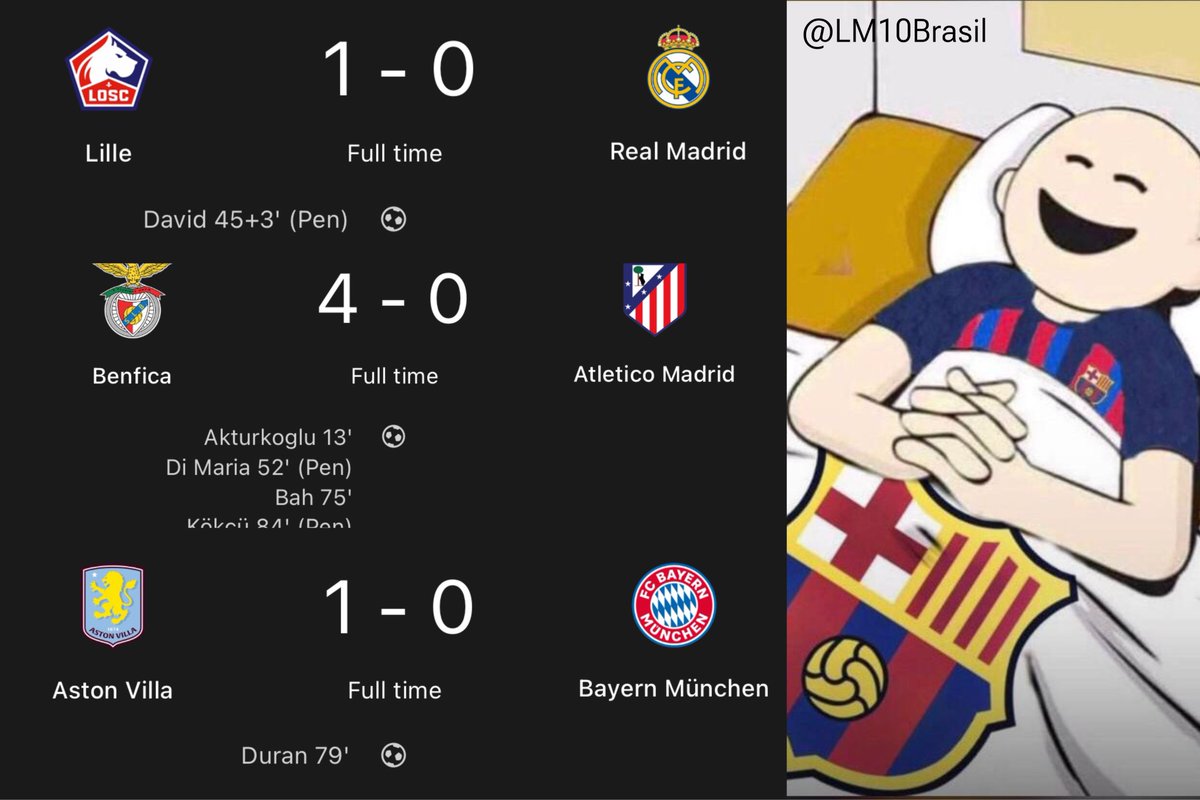 PortalMessi's tweet photo. Real Madrid perdeu
Atlético Madrid perdeu
Bayern Munich perdeu

E HOJE AINDA TEM MESSI SENDO CAMPEÃO. https://t.co/aj0BatSiGE