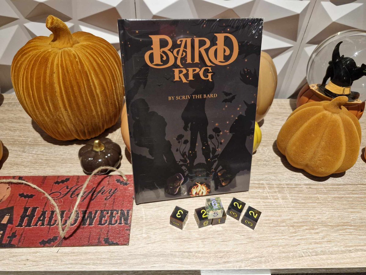 I live for these #BardRPG delivery updates. Share your pics, my lovely Scribblers!! 

This one really nailed the seasonal aesthetic 🎃