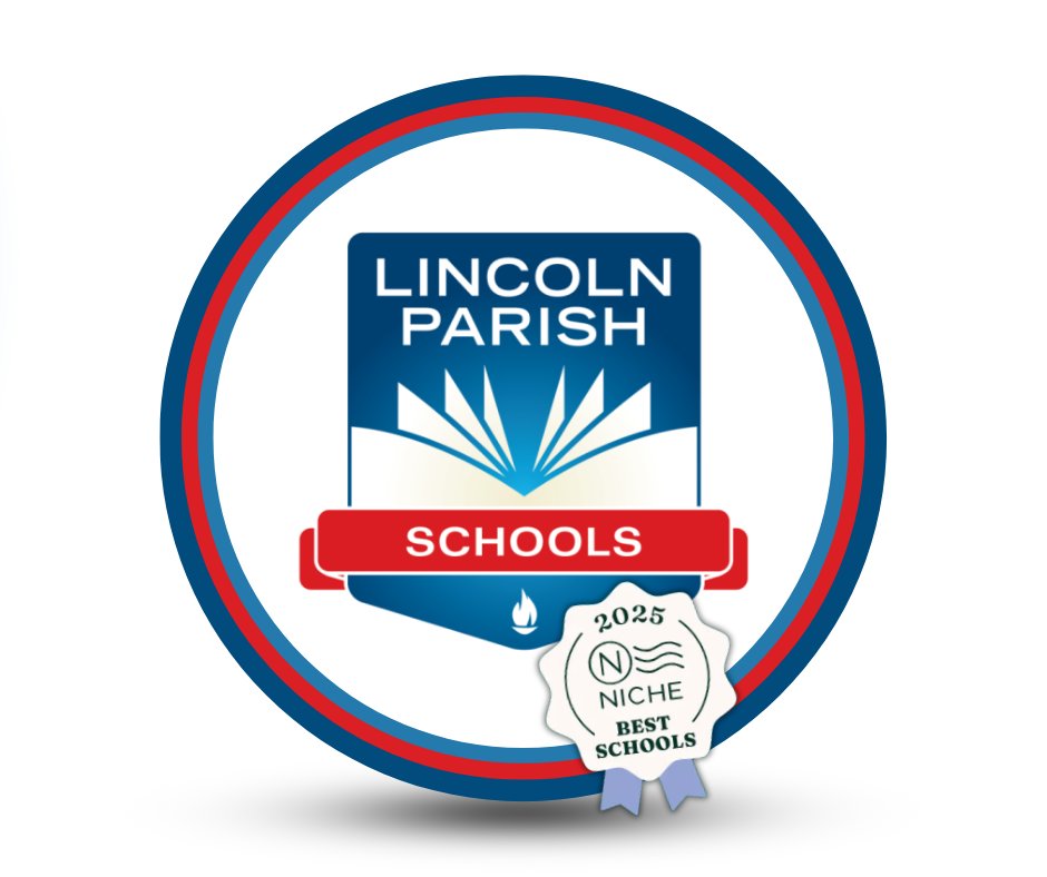 Exciting news! Lincoln Parish School District has been ranked #2 best school district in Louisiana by Niche.com! 
We’re also recognized as the best place to teach and best teachers in the state.