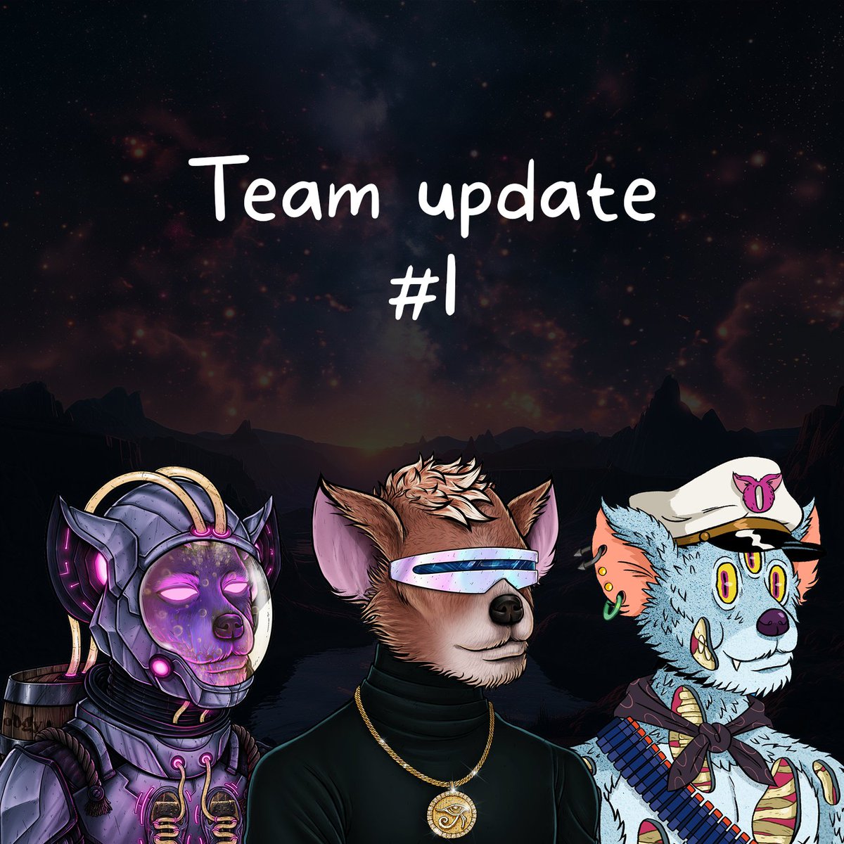 𝗢𝗢𝗚𝗬 𝗧𝗘𝗔𝗠 𝗨𝗣𝗗𝗔𝗧𝗘 ✍️

Week 0

Setting the Stage for #Oogtober
 
Our goal for this week is to complete the final prep for the art transition 🧑‍🎨

1⃣ Discord cleaned up
2⃣ Oogy Social Live on Twitter (Are you in?) 
3⃣ Marketing Plan Finalized
4⃣ Team Locked in 

𝗟𝗙𝗢