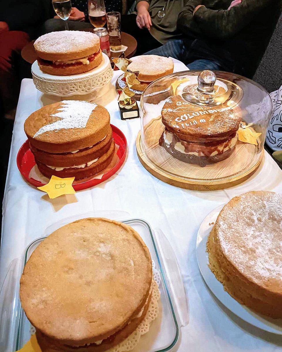 I didn't win "Star Baker", but I did have a good time! Great fun at the <a href="/NewportShropsCC/">Newport Cycling Club</a> Bake Off at <a href="/wheatsheaf/">wheatsheaf</a>. Huge thanks to Immi of Immi's Cakes &amp; Bakes for judging our efforts and congratulations to winner Christine Dodd!
#bakeoff #GBBO #greatbritishbakeoff