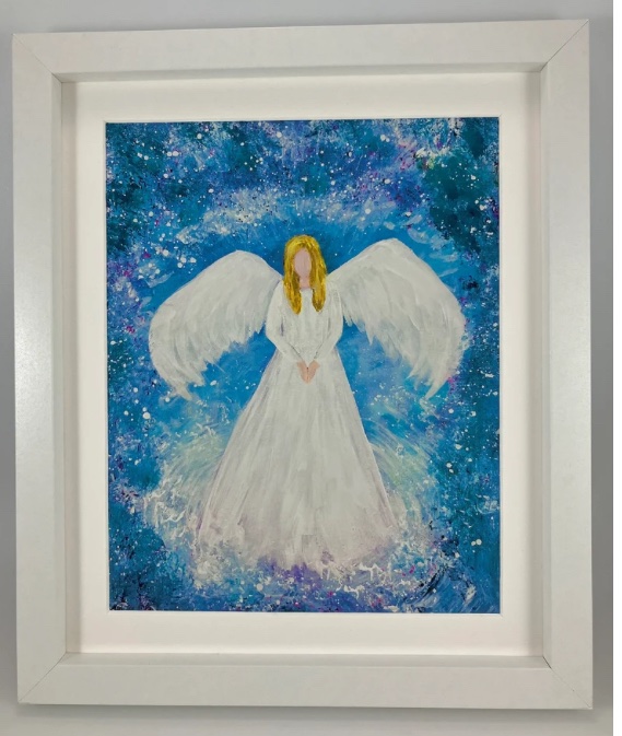 amazingraceart's tweet photo. 🩵Celestial Angel original art print 💙 #elevenseshour #MHHSBD #TheCraftersUK #etsygifts 
https://t.co/nOU9A49yAd https://t.co/x0FfR44Pky