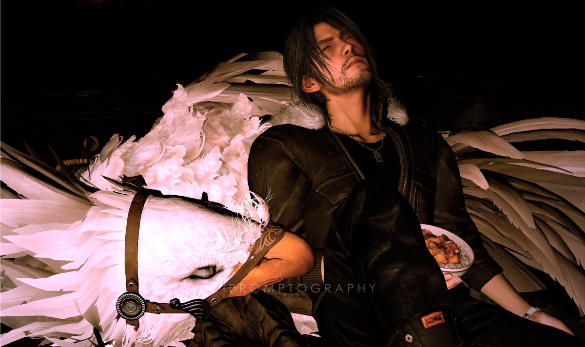 ipromptography's tweet image. #xvtober 
day 1 | pets 🐾

#ffxv #ff15