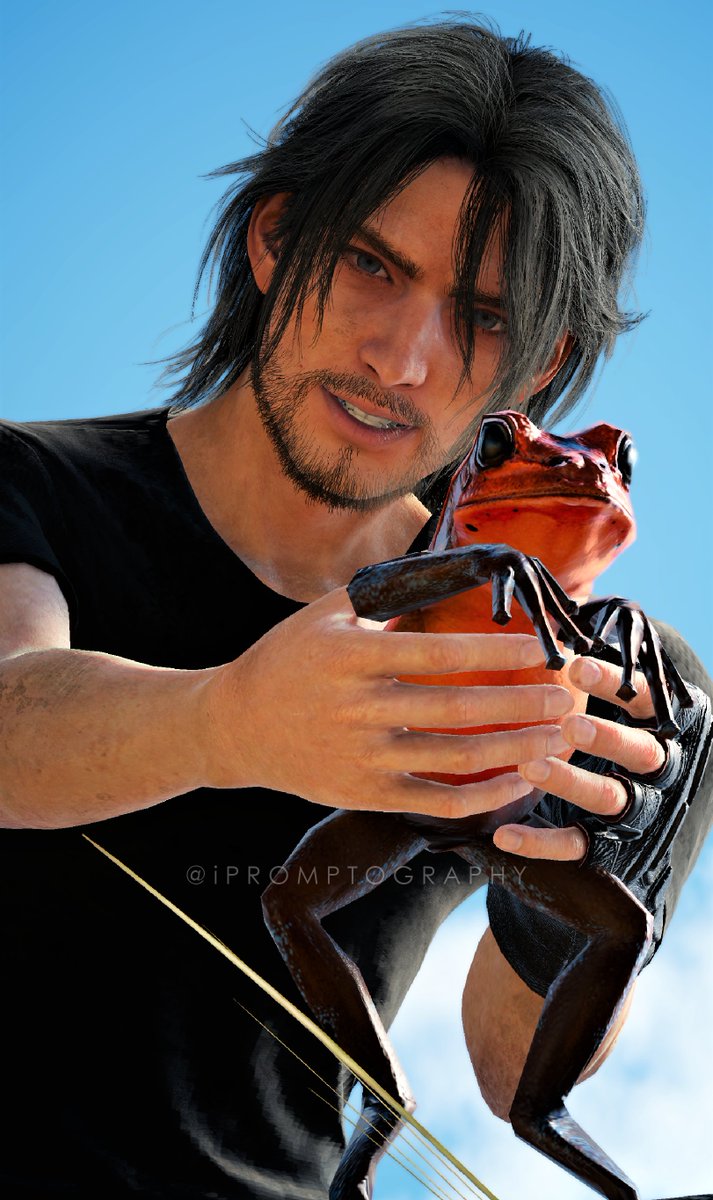 ipromptography's tweet image. #xvtober 
day 1 | pets 🐾

#ffxv #ff15