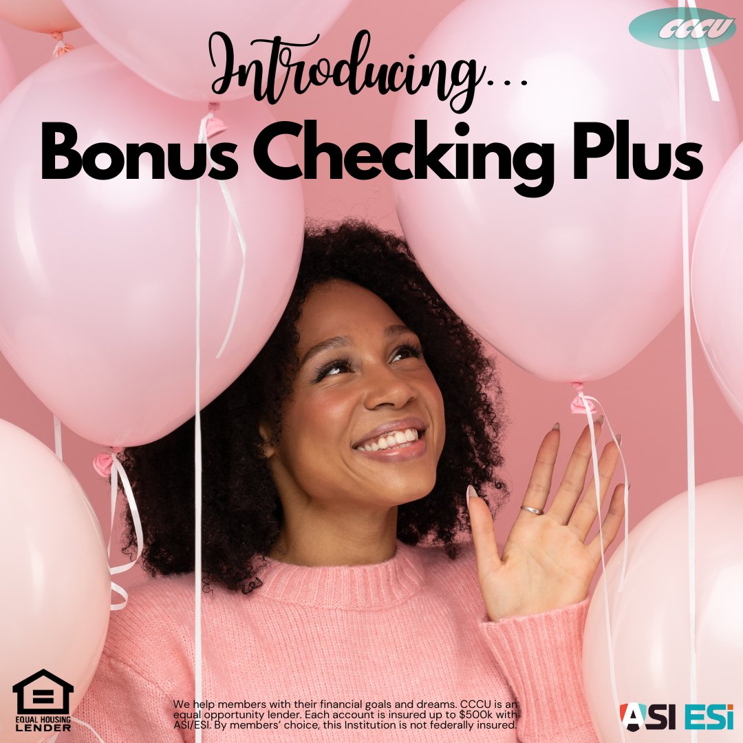 CreateCreditU's tweet image. MEMBER PERKS: Want to receive more perks and benefits? Add Bonus Checking Plus for more protection! You’ll get Telehealth services, fuel savings, credit score simulator and add'l identity protection. Learn more: bit.ly/47hr591. 

#BonusChecking #Checking #CUDifference