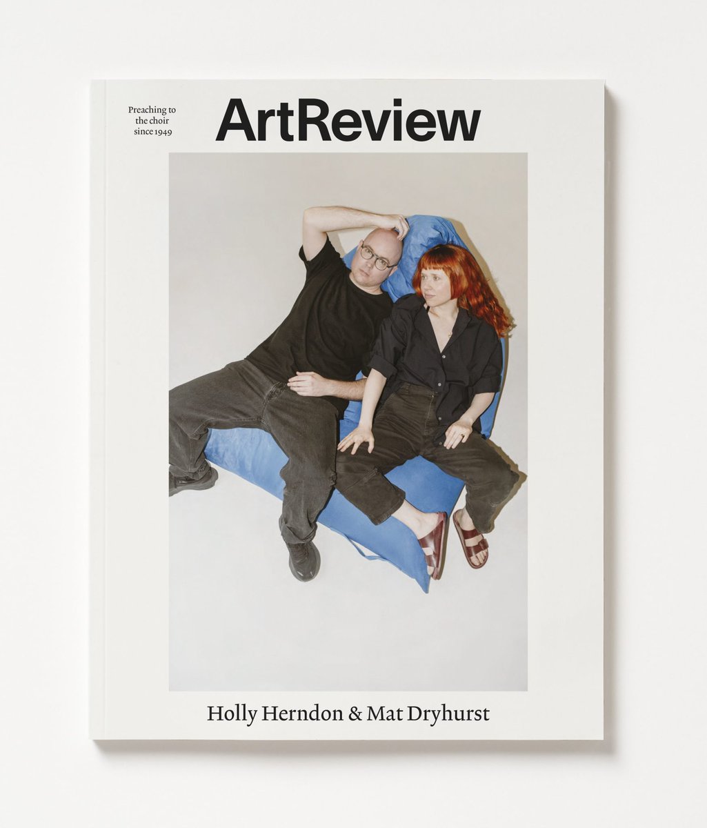 matdryhurst's tweet image. On the cover of @ArtReview_ with a beautiful piece of writing on our art by Chris Fite-Wassilak in advance of our @SerpentineUK opening tomorrow