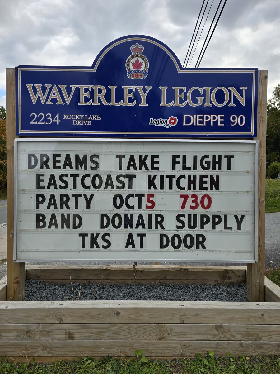 This event you don't want to miss. Donair Supply live at the Waverley Legion.