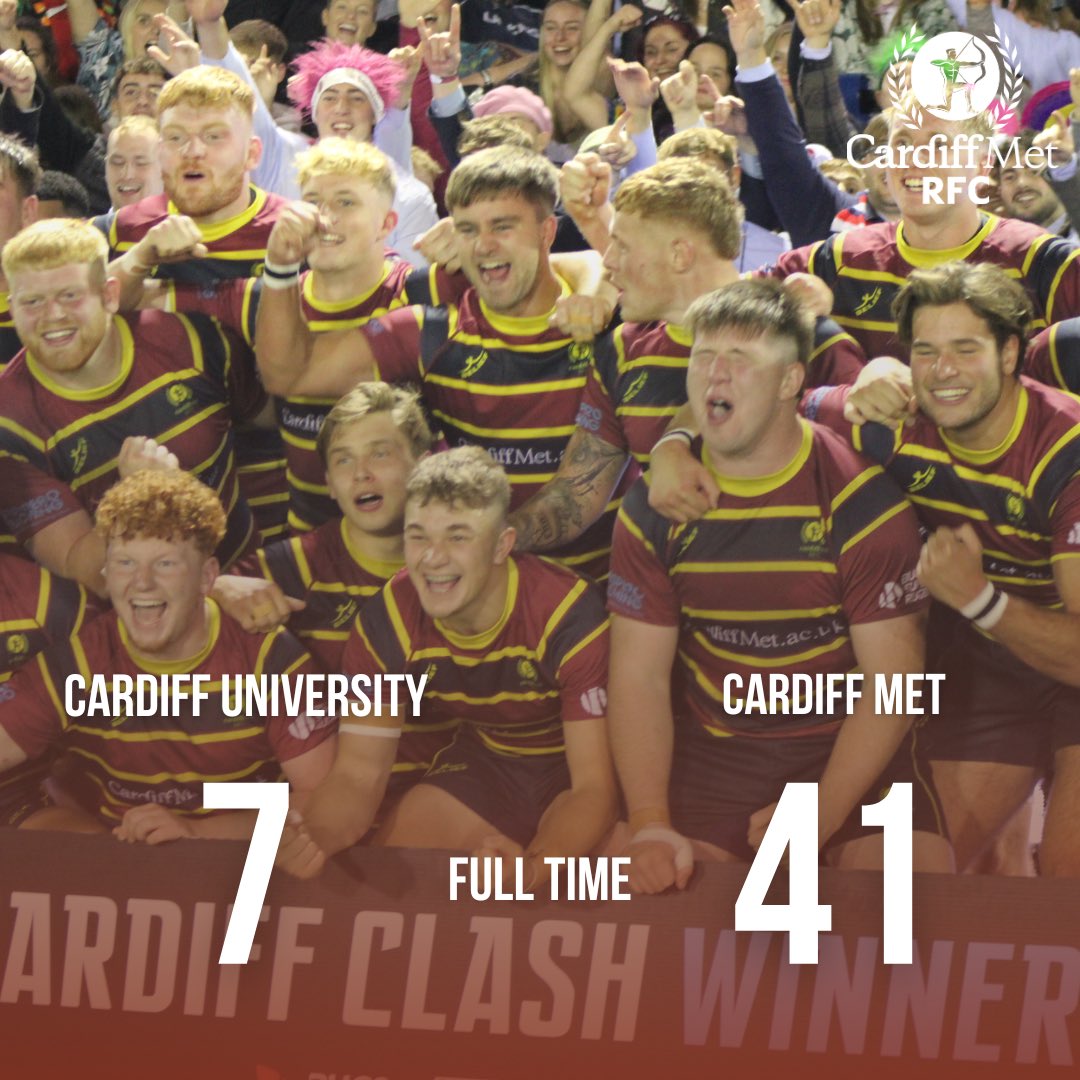The Archers victorious at the Arms Park! 💪

That completes the double over our city rivals🏹

#CARCDM #bsr #archersfamily #winningwednesday #cardiffclash