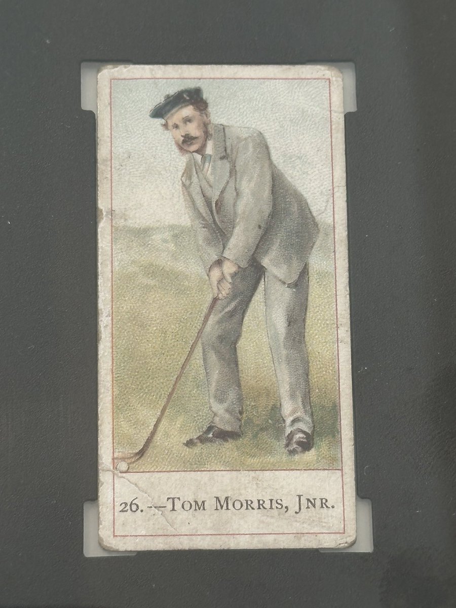 JohnMorton215's tweet photo. #FunFact
The same images used for both Old Tom and Young Tom Morris’ statues were also used for their rookie cards in the 1900 Copes Golfers set!
#TomMorris
#StAndrews
#GolfHistory https://t.co/t2xFJ51aNx
