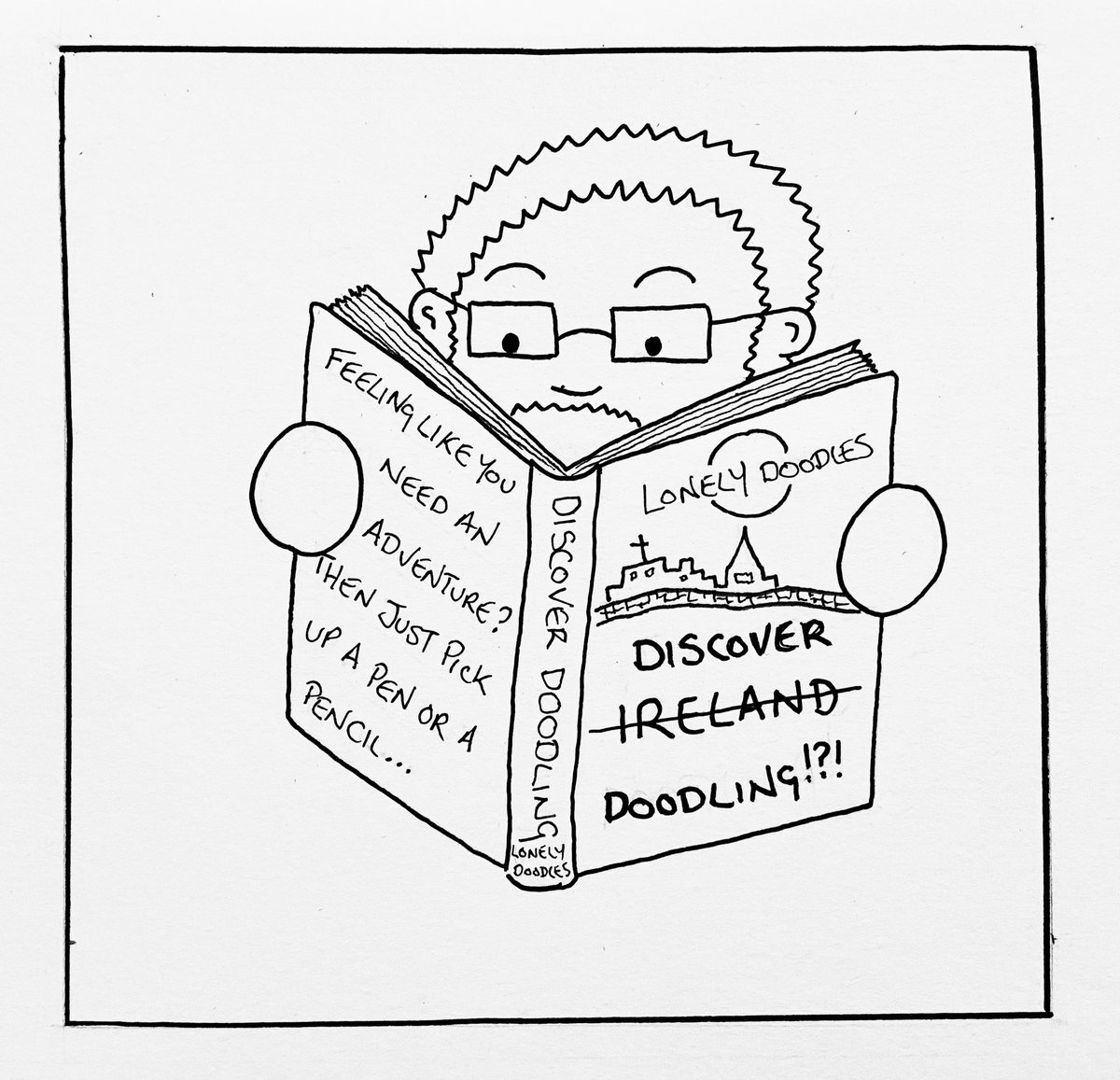 bob_narrow's tweet photo. Seemed sensible to do some research before I set off on this adventure so I picked up an old Discover Guide Book but I think I may have gotten the wrong kind of guide (though perhaps more useful in the long run)
#Inktober #Inktober24 #Inktober2024 #DayTwo #Discover #InkwellFilter https://t.co/7LGV0jgJ2z