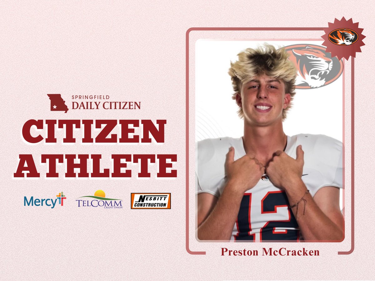 Springfield Daily Citizen (@sgfcitizen) on Twitter photo FREE TO ALL READERS: <a href="/RepmoAthletics/">REPMO Athletics</a> quarterback <a href="/Prestonmc06/">Preston McCracken</a> rushed for 327 yards and six touchdowns to help the Tigers rally past Joplin last Friday. That's not a typo. This week's Citizen Athlete has helped Republic reel off 4 straight wins.
Read it: sgfcitizen.org/springfield-spโฆ FREE TO ALL READERS: <a href="/RepmoAthletics/">REPMO Athletics</a> quarterback <a href="/Prestonmc06/">Preston McCracken</a> rushed for 327 yards and six touchdowns to help the Tigers rally past Joplin last Friday. That's not a typo. This week's Citizen Athlete has helped Republic reel off 4 straight wins.
Read it: sgfcitizen.org/springfield-spโฆ