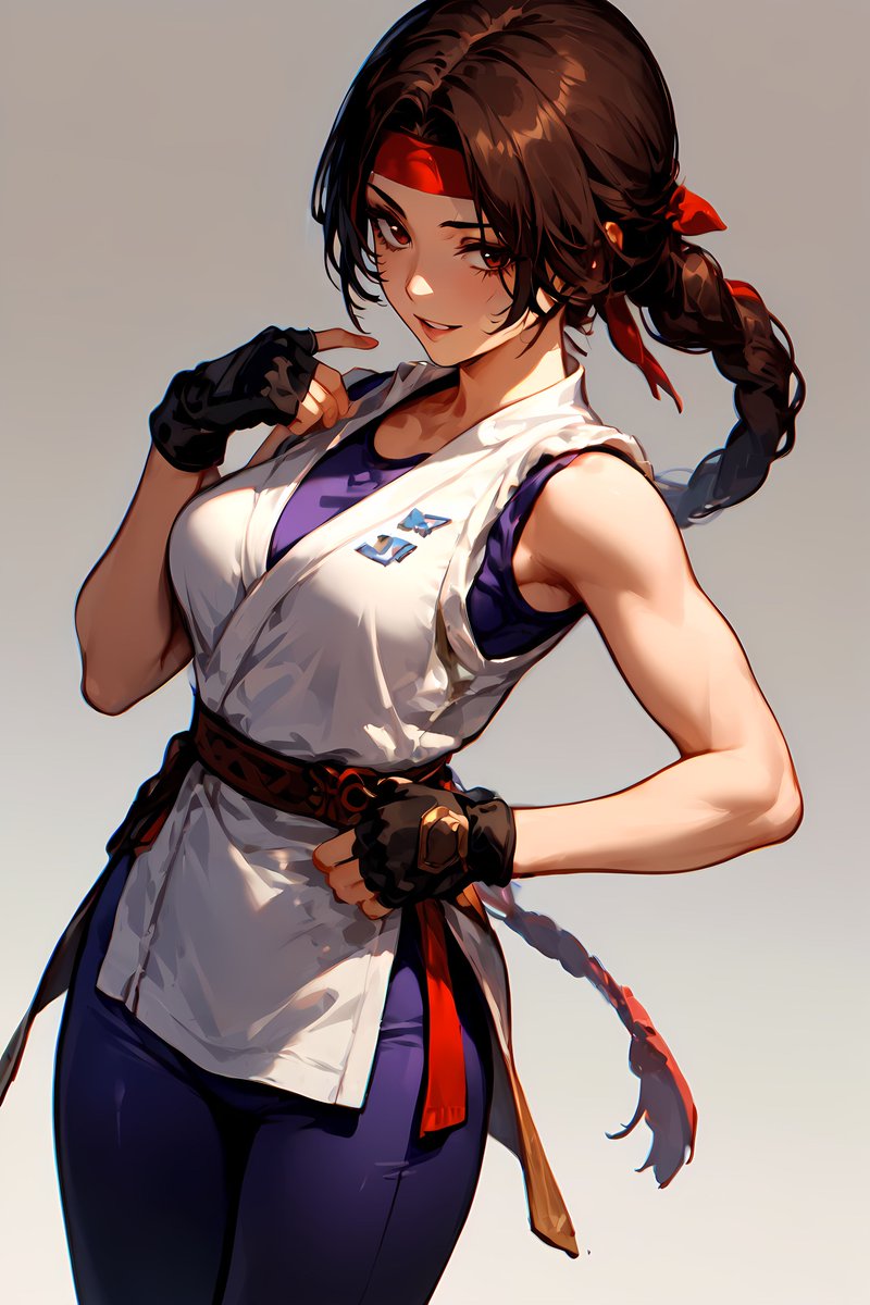 極限流 #KOF #龍虎の拳 #ユリ・サカザキ #AIイラスト