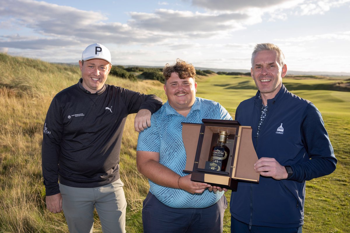 HGL Pro Am (@hglproam) on Twitter photo <a href="/GRobertsonGolf/">Graeme Robertson</a> <a href="/chrismaclean199/">Christopher Maclean</a> and <a href="/Tomatin1897/">Tomatin Whisky</a> MD, Stephen Bremner. The two winners with Chris picking up the whisky. Amazing support from our main sponsor. #ToWhatMatters #HGLProAm2024 <a href="/RoyalDornochGC/">Royal Dornoch</a> <a href="/NairnGolfClub/">Nairn Golf Club</a> <a href="/CabotHighlands/">Cabot Highlands</a> <a href="/PGAScotland/">PGAScotland</a> <a href="/GRobertsonGolf/">Graeme Robertson</a> <a href="/chrismaclean199/">Christopher Maclean</a> and <a href="/Tomatin1897/">Tomatin Whisky</a> MD, Stephen Bremner. The two winners with Chris picking up the whisky. Amazing support from our main sponsor. #ToWhatMatters #HGLProAm2024 <a href="/RoyalDornochGC/">Royal Dornoch</a> <a href="/NairnGolfClub/">Nairn Golf Club</a> <a href="/CabotHighlands/">Cabot Highlands</a> <a href="/PGAScotland/">PGAScotland</a>