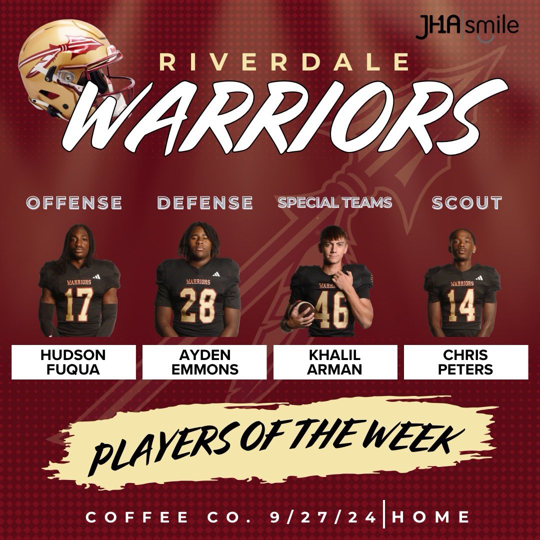 Riverdale Football (@rhs_warriorsfb) on Twitter photo 