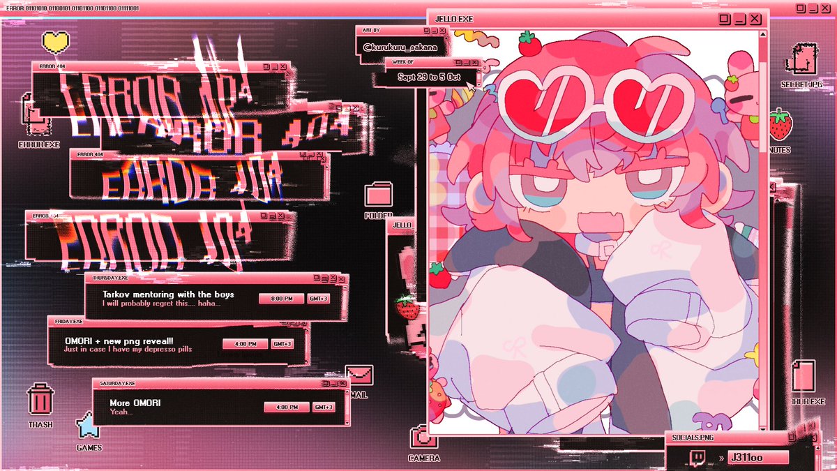 J311oo's tweet photo. Third entry 🍓🐇🪽✨

 [ September 29th - October 5th ] 

💡: ueiko_
🎨: kurukuru_sakana 
🌟: In bio

Better late than never~ I’m excited for my baby steps ♥(⸝⸝⸝ᵒ̴̶̷̥́ ᵕ ก̀⸝⸝⸝)ෆ everyone one of you keeps surprising me and like my smol potato army is growing 🥺💖ILY ALL https://t.co/YYn9veAmpi