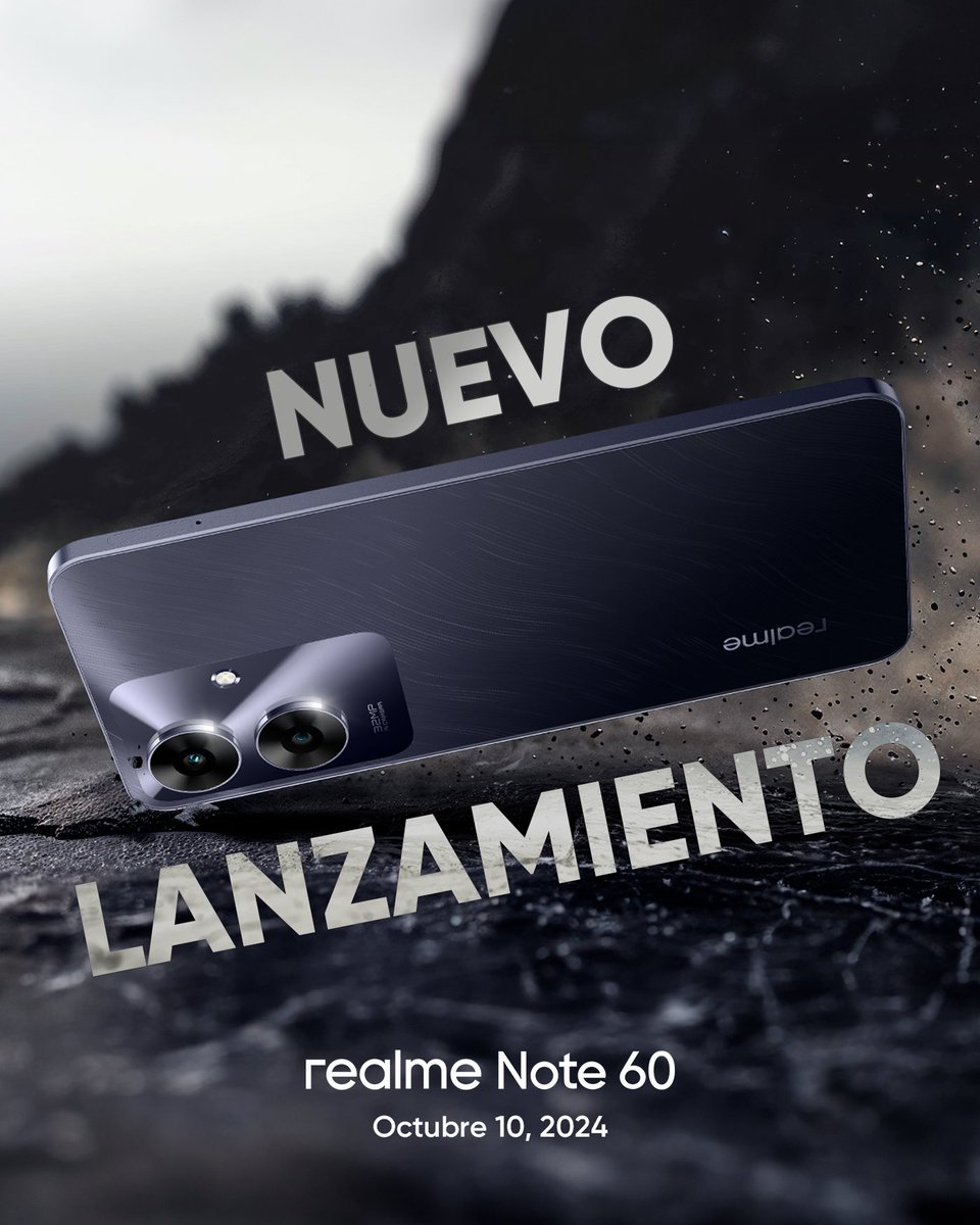realme_MX's tweet photo. Oficialmente se agrega un Note a la familia realme
Seguro ya sabes cuál es.
¿Quieren giveaway del teléfono?
#realme #realmemx #test #pruebaproductos #review #Not60Indestructible #realmeNote60 #Note60 https://t.co/Q4R6rxKknB