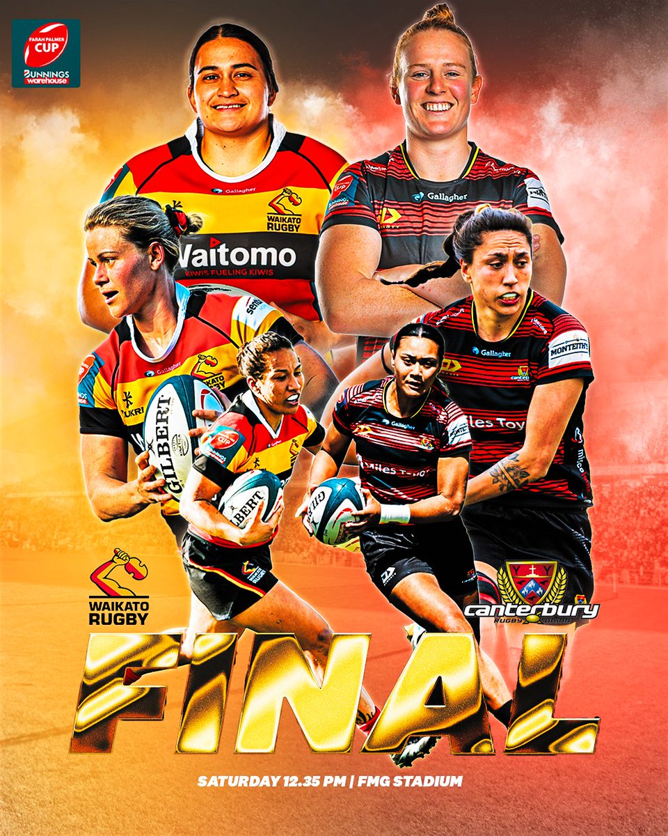 The FINAL 🏆

Waikato vs Canterbury 

🎟️ FREE ENTRY to FMG Stadium this weekend - Don't miss it!