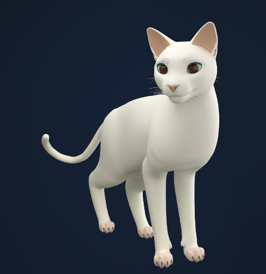 Our new cat model is in the works, here is a little preview!
HEAVY WIP, SUBJECT TO CHANGE!!
#ROBLOX #RobloxDev #lakesidetales #b3d