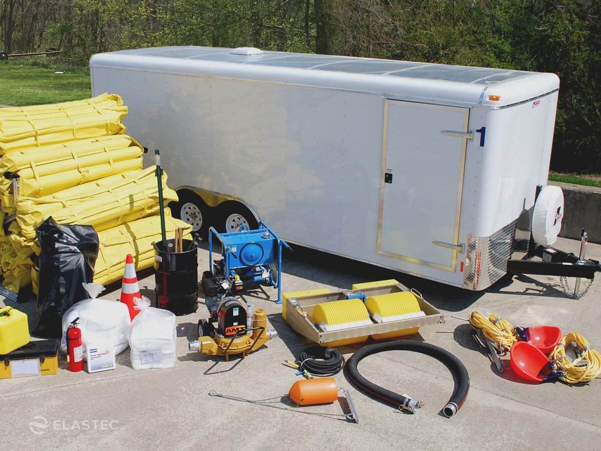 Elastec's tweet image. Fast response is key. Explore Elastec's portable oil spill trailers and containers are ready to deploy at a moment's notice. Learn more at: elastec.com/products/respo… #TimeIsOfTheEssence #AlwaysPrepared #OilSpill #OilSpillResponse