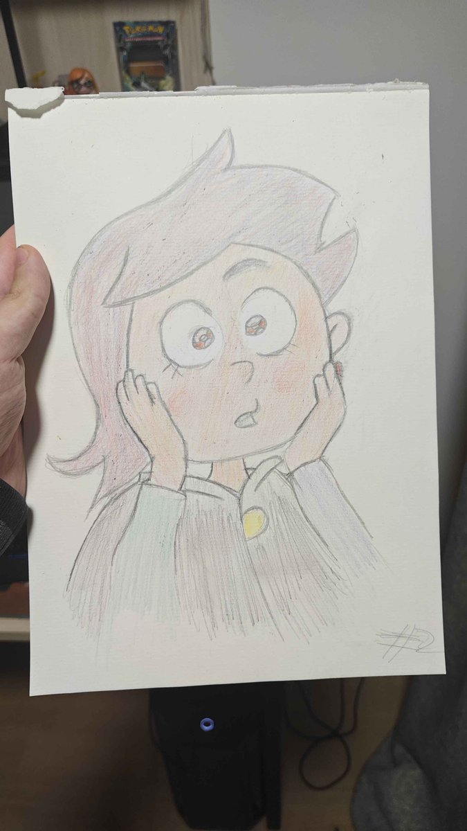 Luz may have discover something surprising.
#inktober2024 #theowlhousefanart