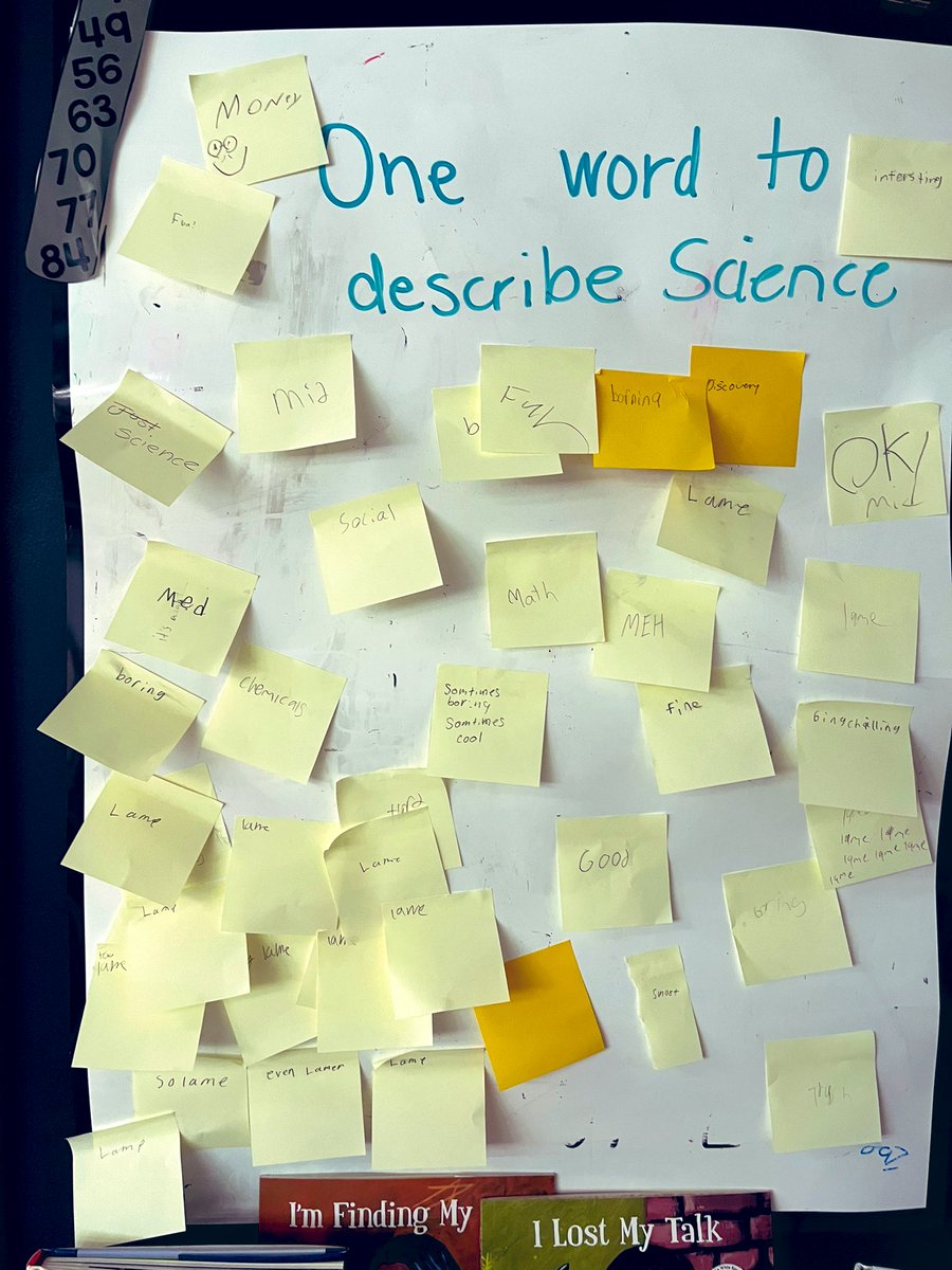 msclark_56's tweet image. What IS Science? What does a Scientist look like? Imagine YOU are a scientist! 👩‍🔬 🧑‍🔬 Hoping I can change some mindsets from “mid” to something better with hands-on, experiential science this year 😬 #grade7 #STEMeducation #whatisscience #onted