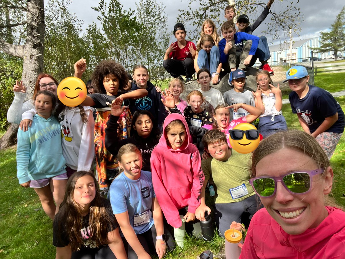 Grade six selfie after our Terry Fox Walk last week 😊