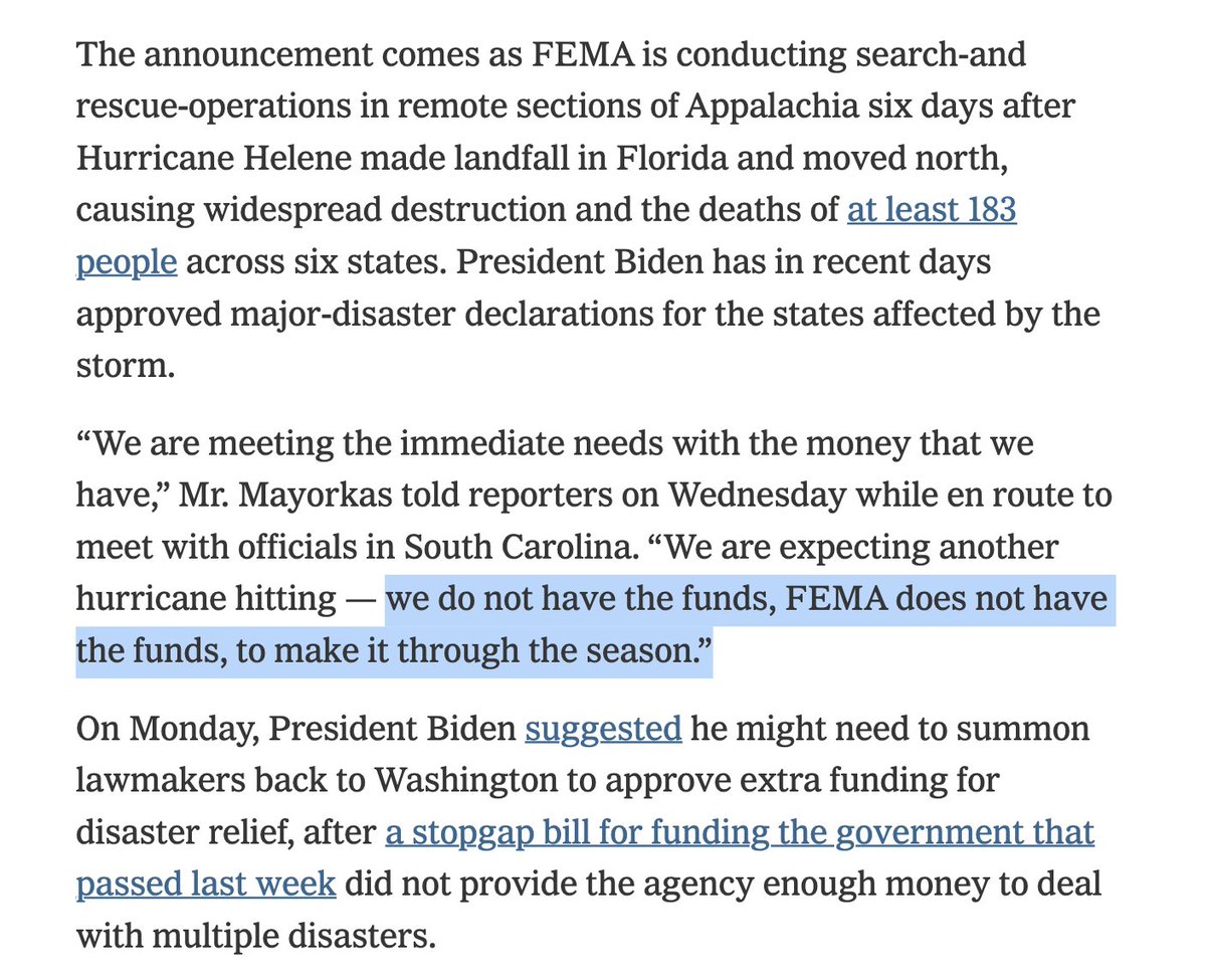 hpmcd1's tweet image. Are you fucking KIDDING me?? 

FEMA spent SIX HUNDRED AND FORTY MILLION DOLLARS on illegal immigrants this year and now it has no money for disaster relief