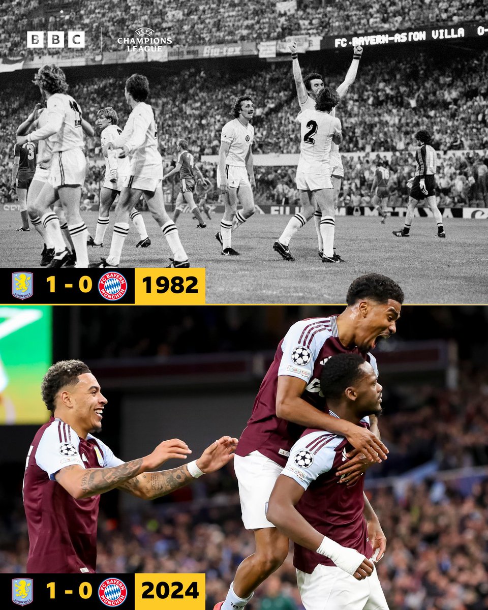 Rolling back the years 🤩

#AVFC #UCL