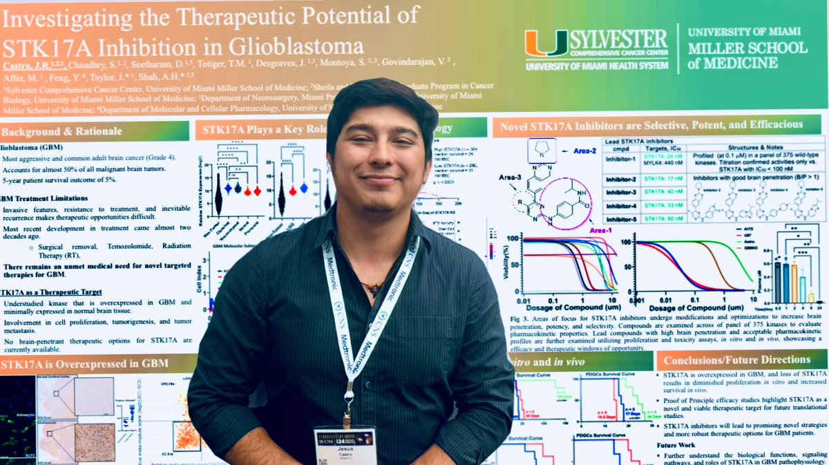 AshishHShah4's tweet image. Great time @CNS_Update in HOU! We had a great time learning about cutting edge neurosurgery and presenting our brain tumor work! Also congrats to Ray Castro from @SylvesterCancer for winning top tumor poster! @JustinTaylorLab @um_svilab @UMneurosurgery @jaychandar5 @CKRamsoomair