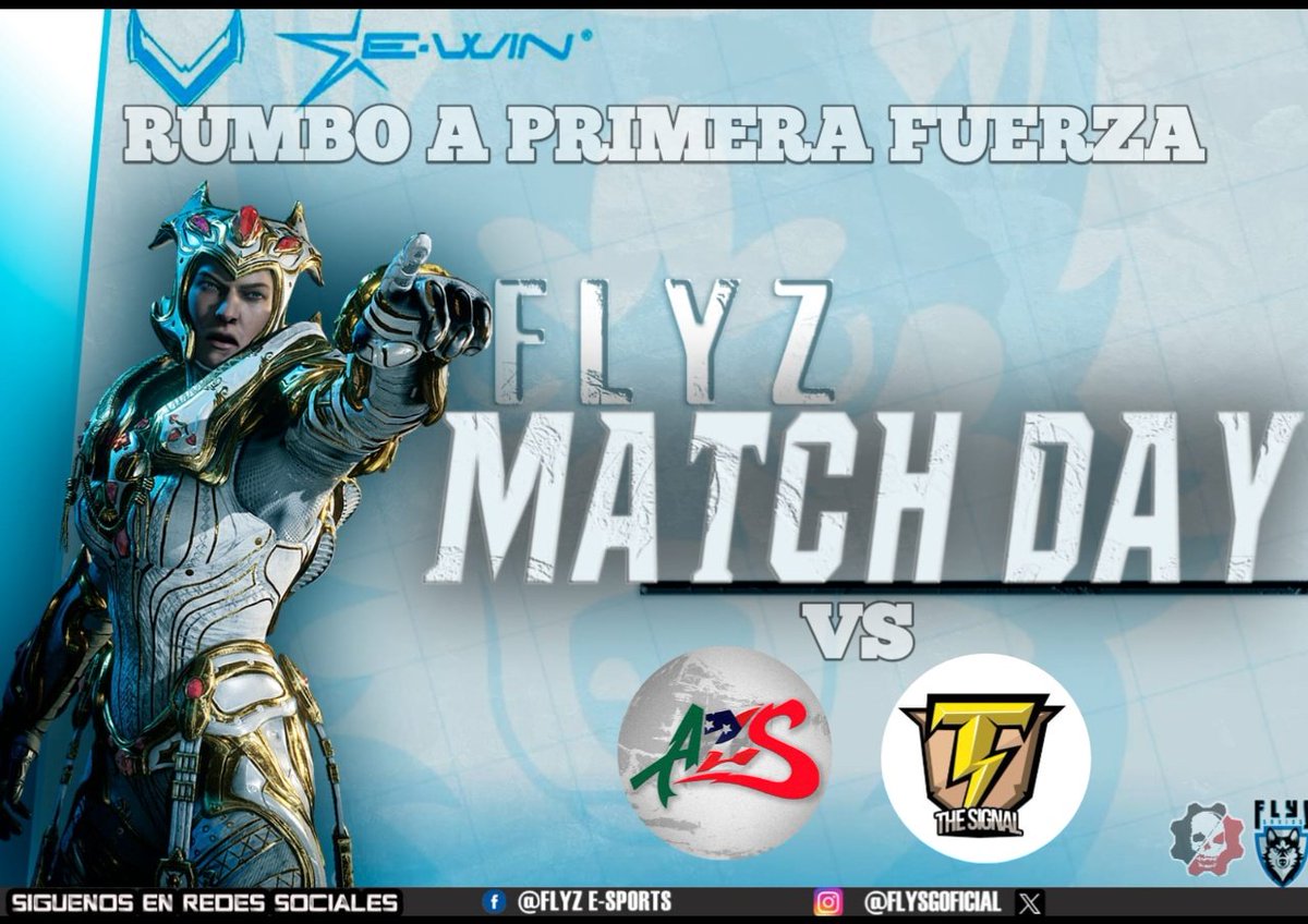 Hoy juegan Los Flyz🐺🇲🇽
Buscamos Primera Fuerza
En <a href="/DeporteDigitalH/">Deporte Digital 01</a> 🏆
Triple empate,triple motivación 
No será nada fácil 
🆚 <a href="/AZs_Org/">AZs</a>
🆚 <a href="/TheSignalOf/">The Signal</a> 
Equipo:
<a href="/IPanicK_/">𝒫𝒶𝓃𝒾𝒸𝒦</a> 
 @_onlyjett 
 <a href="/little_savage83/">Beru_ST</a> 
 <a href="/LevCreed/">Kish</a> 
Esperamos contar con su apoyo 🙏🏻 hoy 9:00pm
#Goflyz💙🐺
#1F