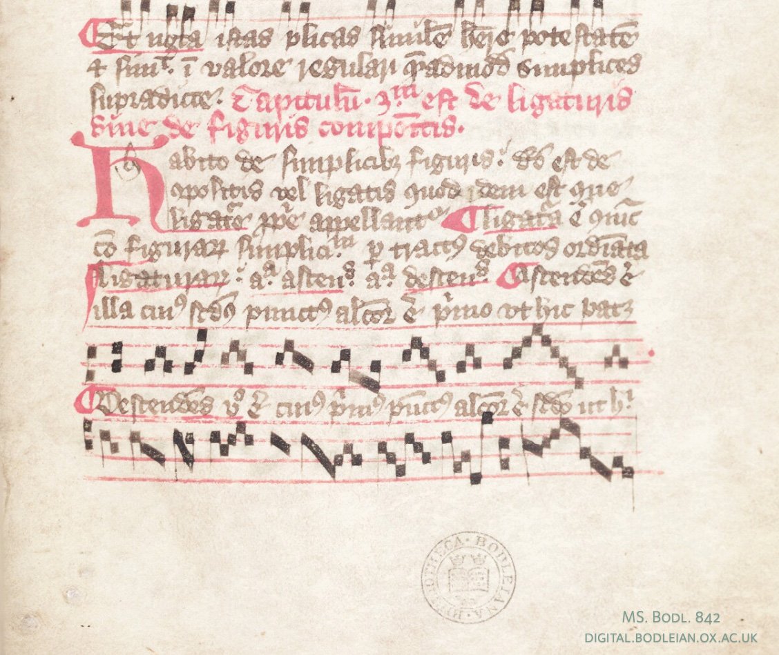 wilsonbd_sj's tweet photo. Franco de Colonia, con su tratado "Ars Cantus Mensurabilis" (c. 1280), estableció un sistema en el que las formas de las notas comenzaron a representar con claridad su duración relativa. A partir de la notación franconiana, los motetes fueron evolucionando cada vez más. https://t.co/fZzRAEiG6c