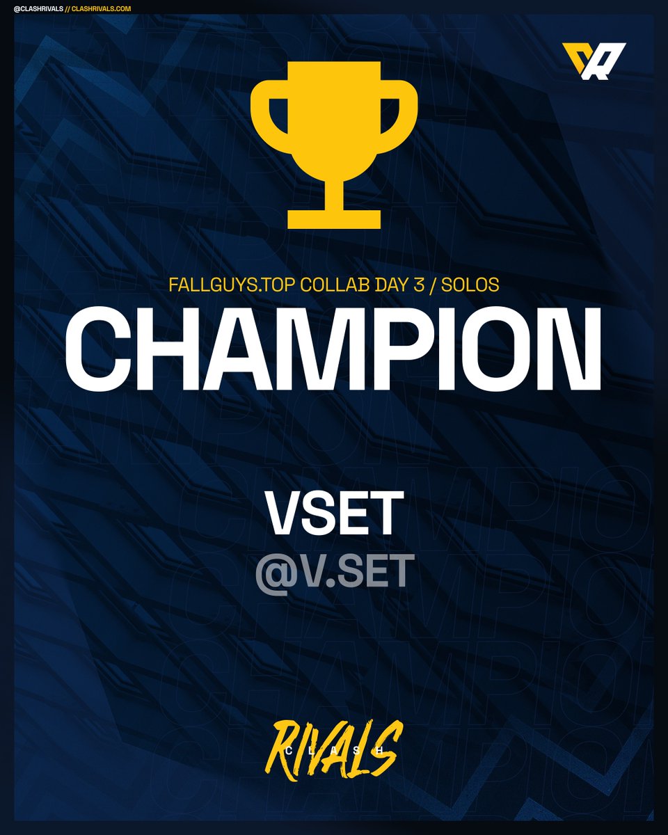 Congrats to vset for winning day 3 of our collaboration event with <a href="/FallGuysTop/">Fall Guys Top Leaderboards</a>!

What an intense day! Came down to another tiebreaker, and despite the crashes, they take the win 🫡

See you all tomorrow @ 9PM BST for 6 shows of Jump Around!