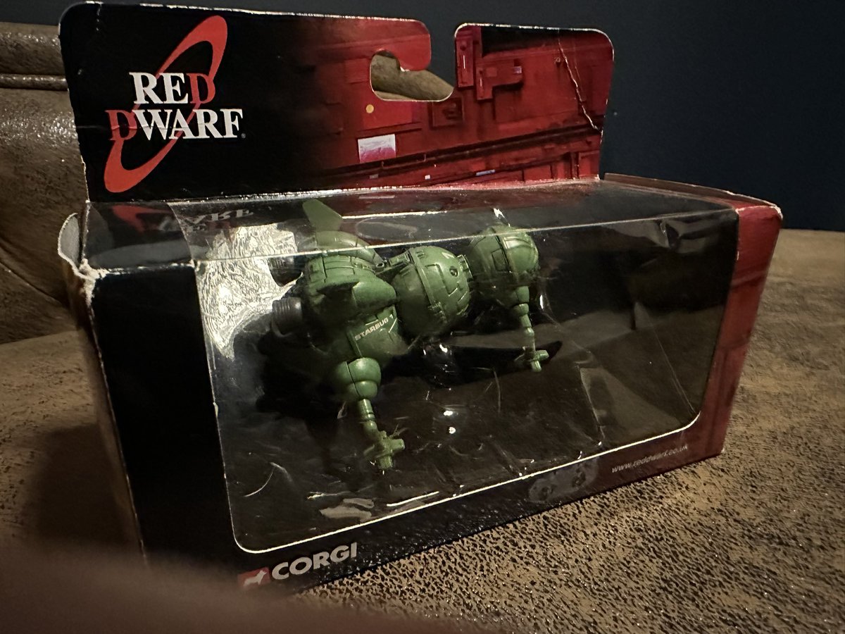 Come to the launch of my new book all about Red Dwarf and you could win this Corgi Starbug model in our prize quiz. Tickets available here: eventbrite.co.uk/e/bec-hill-and…