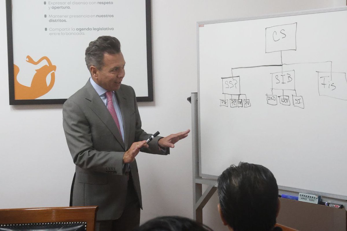 PabloLemusN's tweet photo. Como Gobernador electo, es un gran honor reunirme en el Congreso local para presentar nuestra iniciativa para realizar algunas modificaciones a la Ley Orgánica del Poder Ejecutivo del Estado de Jalisco.

La finalidad de esta iniciativa es crear, por un lado, la Secretaría de Inteligencia y Búsqueda de Personas (SIBP), como una dependencia especializada en atender principalmente la desaparición forzada y que se coordinará con la Secretaría de Seguridad.

De igual forma, la creación de la Policía de Caminos dentro de la estructura orgánica de la propia Secretaría de Seguridad. Esto obedece a la necesidad de tener más presencia policiaca, sobre todo en carreteras, cruceros más conflictivos y las áreas metropolitanas del estado.

Con esta modificación, además se ampliarán las atribuciones de la Fiscalía del Estado, para establecer la coordinación en el intercambio y suministro de información con la SIBP.

Por otro lado, también proponemos la Secretaría de Desarrollo Energético Sustentable como una dependencia auxiliar del Poder Ejecutivo del Estado de Jalisco, para atender las necesidades de las nuevas inversiones en materia energética.

Todo ello, con el objetivo de brindarle una mejor seguridad a las y los jaliscienses y apostar por la sustentabilidad energética en nuestro estado.
