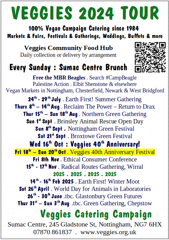 🧵During our 40th year we've revisited campaigns we've been involved with since 1984.
Join us to celebrate past and future campaigns.
Our 40th Anniversary Festival Weekend is on 18-20th October.
Please spread the word
#Veggies40Years #FoodByVeggies 
veggies.org.uk/40th/