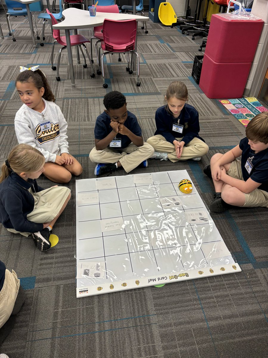 Collier Collaboration Lab (@colliercollabr8) on Twitter photo Mrs. Morvant’s 3rd graders enjoyed coding BeeBot to reintroduce coding during a math review game <a href="/CollierES/">Collier Elementary</a> #BeeTheImpact #growingGREATNESS #TeamMCPSS Mrs. Morvant’s 3rd graders enjoyed coding BeeBot to reintroduce coding during a math review game <a href="/CollierES/">Collier Elementary</a> #BeeTheImpact #growingGREATNESS #TeamMCPSS
