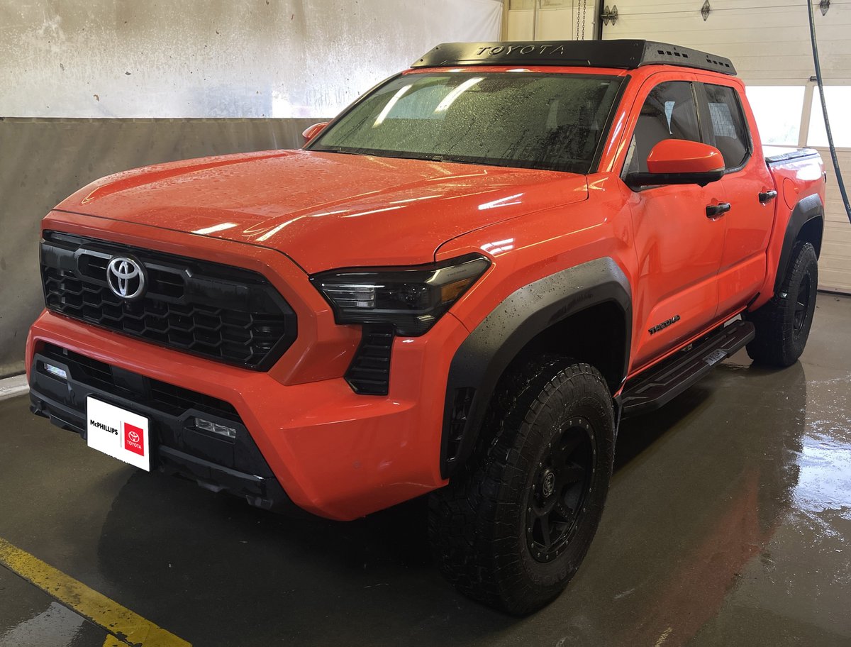 Look at this sharp 2024 Tacoma that came in for a service today! We made sure it runs great and gave it a wash too. 🚙✨

Bring your Toyota to us, and we'll keep it running smooth and looking fresh!

#ToyotaService #Tacoma2024 #McPhillipsToyota