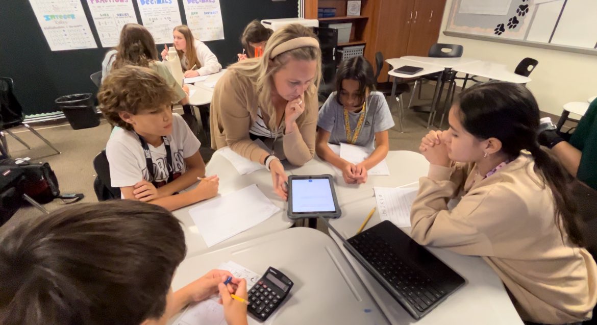 aimes2020's tweet photo. Love seeing reflective practices with structured conversation groups in math! Students can listen to various points of view and debunk misconceptions.
#RockwallEBs #UtleyWolves2425 @RISD_EBs https://t.co/pTEcoiSTdl
