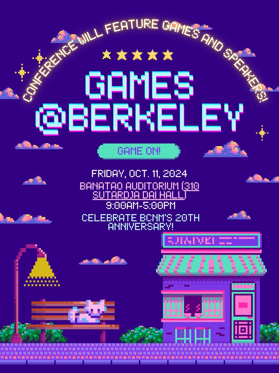 Jacob Gaboury (@jacobgaboury) on Twitter photo For everyone in the Bay Area on October 11th, I will be co-hosting an amazing conference on game studies and game design at UC Berkeley, co-organized with <a href="/Statiscape/">Emma Fraser</a> and celebrating the 20th anniversary of <a href="/calnewmedia/">Berkeley Center for New Media</a>! bcnm.berkeley.edu/events/22/hist⦠For everyone in the Bay Area on October 11th, I will be co-hosting an amazing conference on game studies and game design at UC Berkeley, co-organized with <a href="/Statiscape/">Emma Fraser</a> and celebrating the 20th anniversary of <a href="/calnewmedia/">Berkeley Center for New Media</a>! bcnm.berkeley.edu/events/22/histā¦