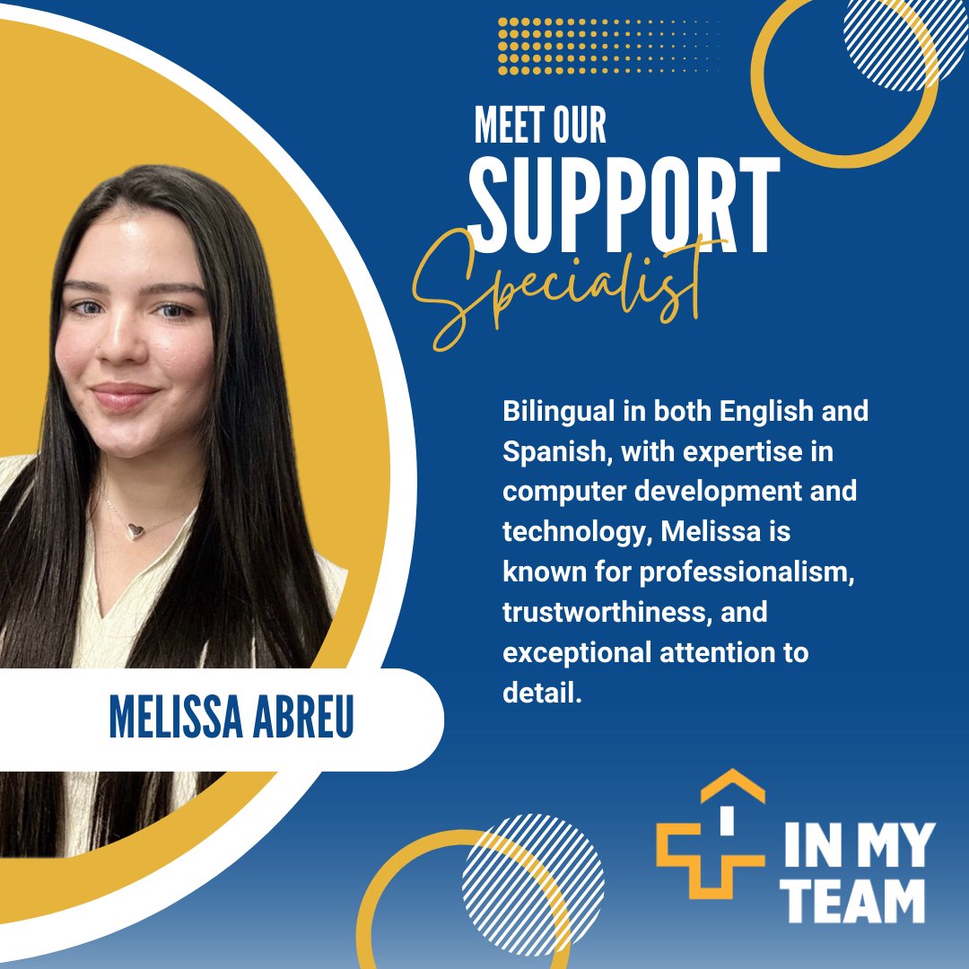 inmyteam's tweet image. 🌟 Meet Melissa, our dedicated support specialist! 🌟 With her exceptional patience and problem-solving skills, she empowers home health care providers to get the most out of their InMyTeam experience. 🙌💙 #SupportSpotlight #InMyTeam #HealthcareHeroes